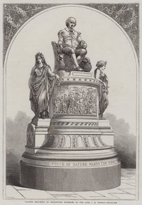 Monumento de yeso de Shakespeare, modelado por el difunto J E Thomas